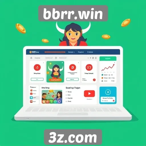 Explorando a interface de usuário do bbrr.win